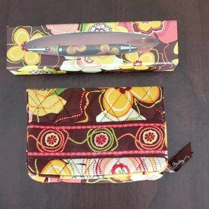 Vera Bradley Pen And Wallet Gift Set
